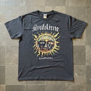 Sublime Long Beach CA Sun Graphic Tee | Vintage Ska Punk Rock Band Shirt